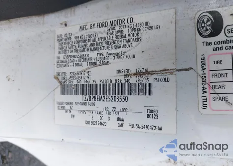 2014 Ford Mustang V6 из США, поврежденный, VIN 1ZVBP8EM2E5208550